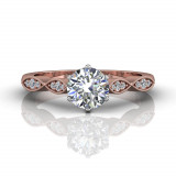 Martin Flyer Two Tone 14k Gold FlyerFit Engagement Ring photo