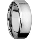 Lashbrook Cobalt Chrome 8mm Men's Wedding Band - CC8HB+SATIN_POLISH photo2