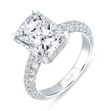 Uneek Signature Straight Diamond Engagement Ring - R066CUU photo