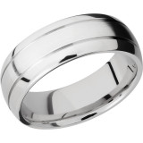 Lashbrook Cobalt Chrome 8mm Men's Wedding Band - CC8D2.5+SATIN_POLISH photo