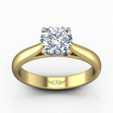 Martin Flyer Two Tone 18k Gold FlyerFit Engagement Ring photo2