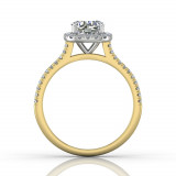 Martin Flyer Two Tone 14k Gold FlyerFit Engagement Ring photo3