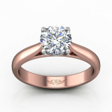 Martin Flyer Two Tone 18k Gold FlyerFit Engagement Ring photo2