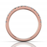 Martin Flyer 18k Rose Gold FlyerFit Wedding Band photo3