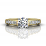 Martin Flyer Two Tone 14k Gold FlyerFit Engagement Ring photo