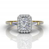 Martin Flyer Two Tone 14k Gold FlyerFit Engagement Ring photo