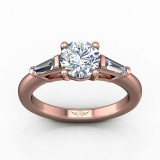 Martin Flyer 14k Rose Gold FlyerFit Engagement Ring photo2