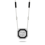 Doves Mondrian 18k White Gold Gemstone Necklace - N9220BO-2 photo