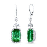 Uneek Precious Green Tourmaline Earrings - ER4435-GT photo