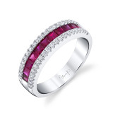 Uneek Ruby Diamond Fashion Ring - LVBMI376R photo