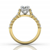 Martin Flyer Two Tone 18k Gold FlyerFit Engagement Ring photo3