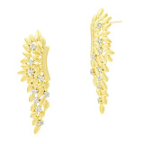 Freida Rothman Fleur Bloom Empire Angel Wing Earrings - FBPYZE40-14K photo