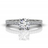 Martin Flyer Platinum FlyerFit Engagement Ring photo