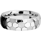 Lashbrook Cobalt Chrome 7mm Men's Wedding Band - CC7D_LCVSOCCER+BEAD_POLISH photo3