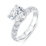 Uneek Timeless Round Diamond Engagement - R1003RB-300 photo