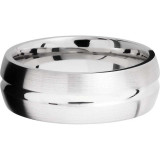 Lashbrook Cobalt Chrome 8mm Men's Wedding Band - CC8DC+POLISH_SATIN photo3