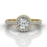 Martin Flyer 14k Yellow Gold FlyerFit Engagement Ring photo
