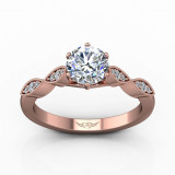 Martin Flyer 18k Rose Gold FlyerFit Engagement Ring photo2