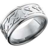 Lashbrook Titanium 9mm Men's Wedding Band - 9FCELTIC5+BEAD_POLISH photo