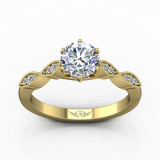 Martin Flyer 18k Yellow Gold FlyerFit Engagement Ring photo2