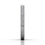 Martin Flyer 18k White Gold FlyerFit Wedding Band photo4