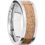 Lashbrook Titanium 8mm Men's Wedding Band - 8F15_TANDINO+SATIN photo2