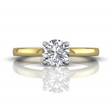 Martin Flyer Two Tone 18k Gold FlyerFit Engagement Ring photo