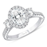 Uneek Us Collection Oval Diamond Engagement Ring - SWUS308OV-8X5.8OV photo