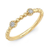 Uneek Las Palmas Stackable Diamond Band - LVBNA285Y photo