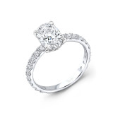 Uneek Diamond Engagement Ring - R031OVU photo