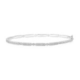 Uneek Melrose Stackable Diamond Bangle - LVBAWA903W photo