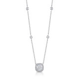 Uneek Cushion Cut Diamond Pendant - LVN683CU photo