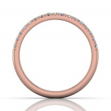 Martin Flyer 18k Rose Gold FlyerFit Wedding Band photo3