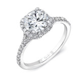 Uneek Round Diamond Engagement Ring - SWS177 photo
