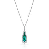 Uneek Indicolite Tourmaline Diamond Pendant - PN003INTOURU photo