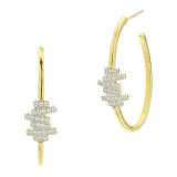 Freida Rothman Radiance Delicate Hoop Earring - RNPYZE04-14K photo