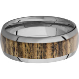 Lashbrook Titanium Hardwood 8mm Men's Wedding Band - HW8D15_BOCOTE+POLISH photo3