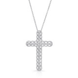 Uneek Cross Diamond Pendant - LVNWC838W photo