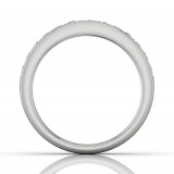 Martin Flyer 18k White Gold FlyerFit Wedding Band photo3