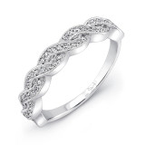 Uneek Crisscross/Twist Diamond Wedding Band - UWB024 photo