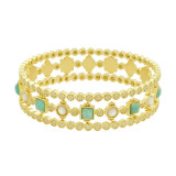 Freida Rothman Multi Stone Bangle Stack - AAYZMB07 photo