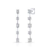 Uneek Emerald and Diamond Earrings - LVE0633WF photo