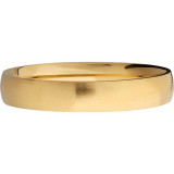 Lashbrook 14k Yellow Gold 4mm Men's Wedding Band - 14KY4D-P+SATIN photo3