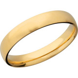 Lashbrook 14k Yellow Gold 4mm Men's Wedding Band - 14KY4D-P+SATIN photo