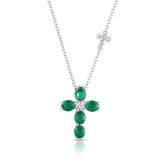 Uneek Emerald Diamond Pendant - LVNLG2807E photo