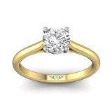 Martin Flyer Two Tone 14k Gold FlyerFit Engagement Ring photo2