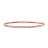 Uneek Holloway Stackable Diamond Bangle - LVBAW5828R photo