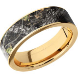 Lashbrook 14k Yellow Gold 7mm Men's Wedding Band - 14KY7F16_MOCBU+POLISH photo