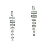 Freida Rothman Cobblestone Linear Drop Earrings - IFPKZE84-14K photo