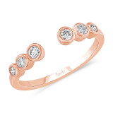 Uneek Camden Cuff-Style Diamond Stacking Ring - LVBNA321R photo